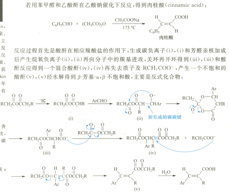 Perkin 反应总机理